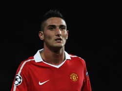 Pertama Federico Macheda, pemain jebolan MU dan menembus sukad utama pada 2009. Sempat diproyeksikan jadi pemain besar, namanya justru pelan-pelan tenggelam kini memperkuat Panathinaikos (Alex Livesey/Getty Images)