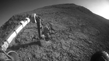 Lenan robotiknya bisa difungsikan untuk melakukan penelitian permukaan dan bebatuan Mars. Foto: NASA