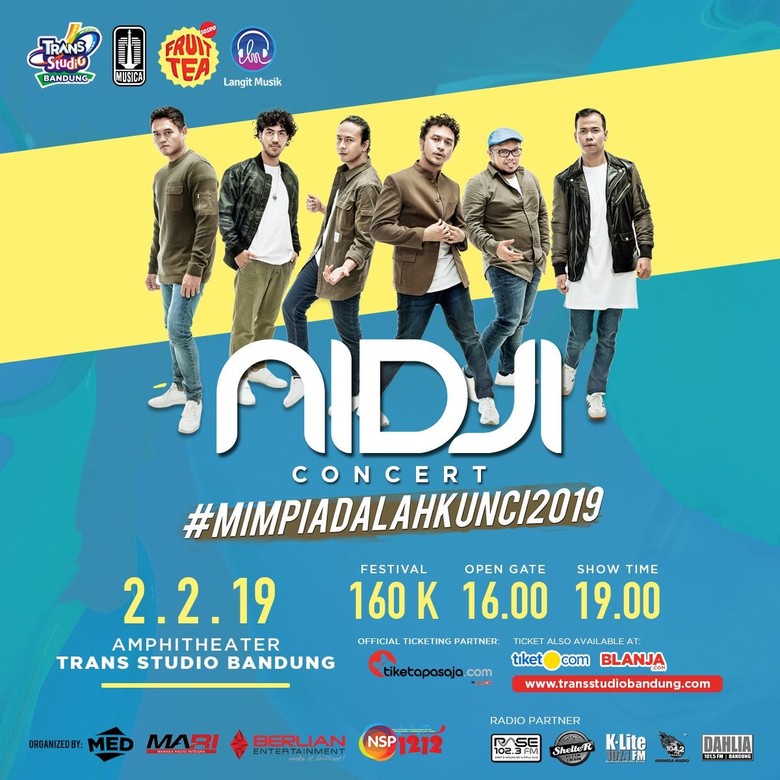 Nidji akan Gelar Konser Terakhir Bersama Giring di Bandung