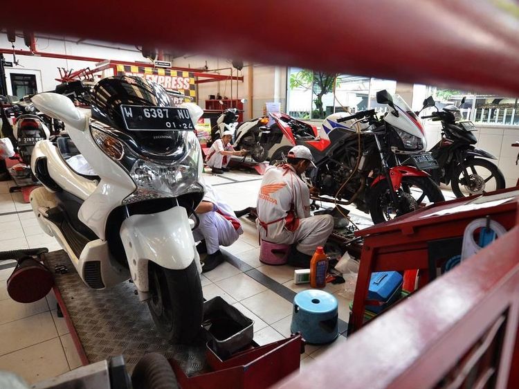 5 Juta Motor Honda Diservis di AHASS