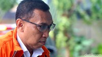 Ending Fuad Hamidy kembali jalani pemeriksaan di gedung Merah Putih, Jakarta, Jumat (25/1/2019).