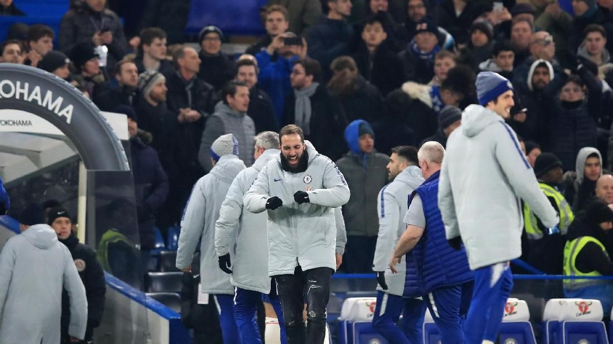Gonzalo Higuain dan Chelsea akan saling membantu. (Foto: Marc Atkins/Getty Images)