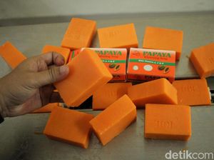 Penampakan Sabun Palsu yang Diamankan BPOM