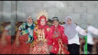 Kakek Pato (70) menikahi Hasnawati pada Rabu (23/1). Keduanya baru kenal 10 hari. (Dok ist)