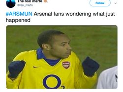 Meme-meme Lucu Soal Arsenal Dilibas MU