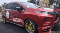 Sebutannya Earthpander, milik anggota Xmoc 1668 alias Alvin Thandra ini merupakan Xpander varian Sport AT yang memiliki konsep seperti mobil mainan Hot Wheels. Foto: Ridwan Arifin/detikOto
