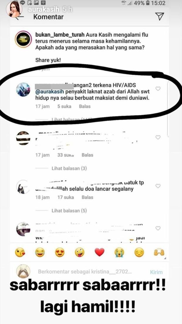 Tega Banget! Kesalnya Aura Kasih Dihujat Netizen di Medsos