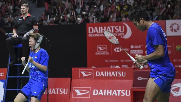 Tontowi/Liliyana berhasil menjadi juara Indonesia Masters 2019.