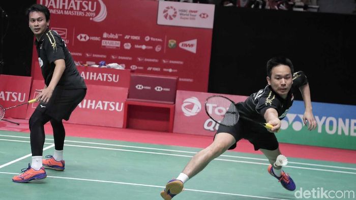 Hendra/Ahsan mundur dari Kejuaraan Asia 2019. (Pradita Utama/detikSport)