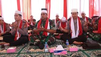 Personel TNI-Polri ikut dalam acara doa bersama (Foto: Dok. Polri)