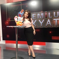 Anisha kemudian pindah ke iNews TV. Beberapa tahun menjadi presenter berita, sudah pasti membuat Anisha akrab dengan dunia politik.  Foto: dok. Instagram (@anishadasuki)
