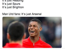Meme-meme Lucu Soal Arsenal Dilibas MU