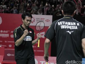 Gebuk Ganda China, Hendra/Ahsan ke Final Indonesia Masters 2019