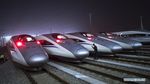 Keren! Barisan Kereta Peluru di China Siaga Jelang Imlek