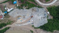 Bendungan Cipanas di Sumedang. Foto: PT Wijaya Karya Tbk