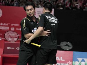 Ahsan Percaya Enggak Percaya Saat Dipasangkan dengan Hendra