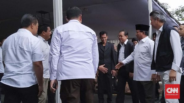 Berkaca-kaca, Prabowo Kenang Mendiang Pendiri Sinar Mas