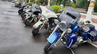 Sebagai informasi, tujuan utama acara Pesta Rakyat Bikers Jakarta adalah untuk mendeklarasikan komunitas Motor Besar Indonesia chapter DKI Jakarta, sekaligus untuk memperkuat silaturahmi bikers dan masyarakat Jakarta.  Foto: Luthfi Anshori