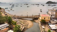 Labuan Bajo berada di Pulau Flores merupakan gerbang bagi wisatawan yang ingin meneruskan wisatanya ke Pulau Komodo atau Rinca, untuk melihat habitat asli komodo. Istimewa/Kementerian PUPR.