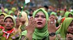 Foto: Jemaah Muslimat NU Hijaukan GBK
