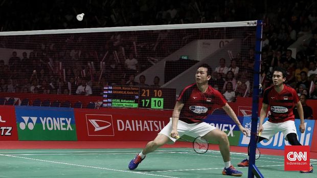 Ahsan/Hendra menjadi salah satu wakil Indonesia di perempat final All England.