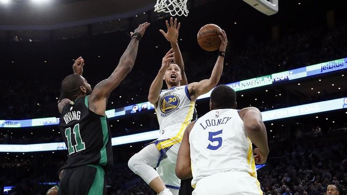 Golden State Warriors mengalahkan Boston Celtics 115-111. Foto: Winslow Townson-USA TODAY Sports Golden State Warriors mengalahkan Boston Celtics 115-111. Foto: Winslow Townson-USA TODAY Sports