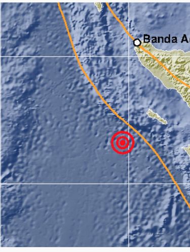 Gempa M 5,3 Guncang Simeulue Aceh, Tak Berpotensi Tsunami