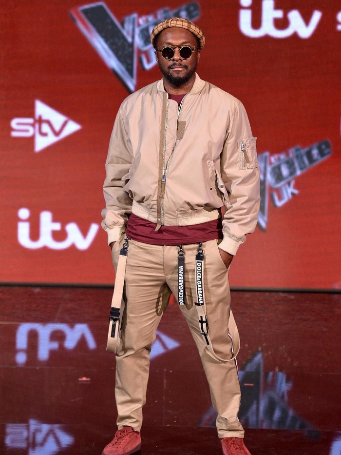 775149267CR00012_The_Voice_ BOREHAMWOOD, ENGLAND - APRIL 05: The Voice Judge will.i.am attends the pre-final event for The Voice at Elstree Studios on April 5, 2018 in Borehamwood, England. (Photo by Jeff Spicer/Getty Images)