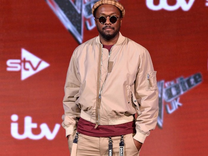 BOREHAMWOOD, ENGLAND - APRIL 05:  The Voice Judge will.i.am attends the pre-final event for The Voice at Elstree Studios on April 5, 2018 in Borehamwood, England.  (Photo by Jeff Spicer/Getty Images)