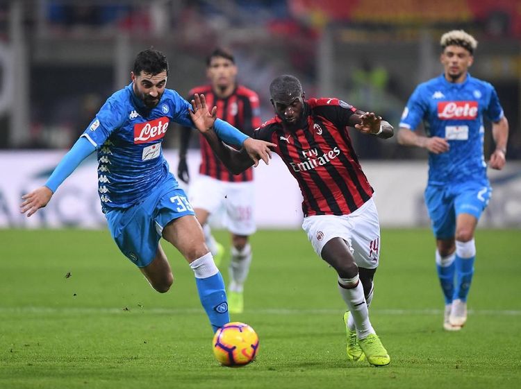 Milan Vs Napoli Tanpa Pemenang