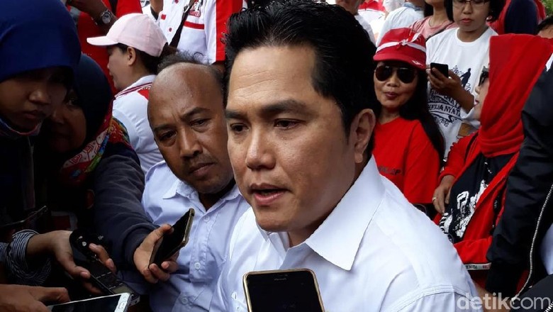 Tanggapi e-money Prabowo-Sandi, Erick Thohir Sebut Politik Uang Tanggapi e-money Prabowo-Sandi, Erick Thohir Sebut Politik Uang