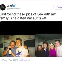 Mengingat Leonardo DiCaprio selalu mengencani wanita cantik pasti bibi dari netizen ini juga tak kalah menawan dari model-model yang jadi mantan Leo. Foto: Twitter