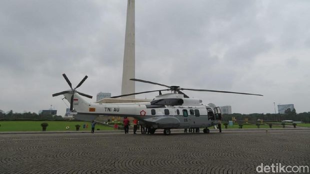 JK hingga Anies Tinjau Titik Kemacetan Jabodetabek dengan Heli