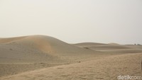 Dubai Desert Conservation Reserve adalah wilayah gurun pasir yang jadi destinasi wisata di Dubai dan didatangi oleh Cristiano Ronaldo. Gurun pasir yang luas dan terjaga keasliannya (Afif Farhan/detikTravel)