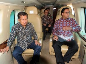 Pantau DKI dari Heli, JK: Belakang Jalan Thamrin dan Tanjung Priok Kumuh