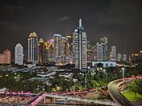 Suasana Malam Jakarta dalam Bidikan Smartphone