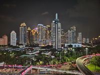 Gemerlapnya Jakarta dalam Bidikan Si Jagoan Foto  Malam