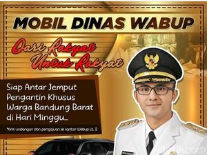Hengky Kurniawan Gratiskan Mobil Dinas untuk Warga KBB yang Menikah