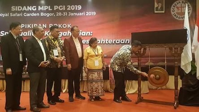 Gubernur Olly Dondokambey Hadiri Sidang MPL-PGI di Bogor