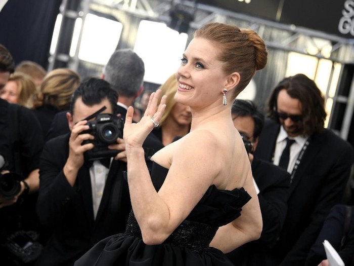 LOS ANGELES, CA - JANUARY 27:  Amy Adams attends the 25th Annual Screen ActorsÂ Guild Awards at The Shrine Auditorium on January 27, 2019 in Los Angeles, California.  (Photo by Sarah Morris/Getty Images)