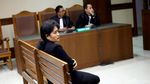 Wajah Lesu Merry Purba Saat Eksepsinya Ditolak Hakim