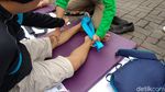 Foto: Serunya Fisioterapi Gratis di CFD Kota Depok