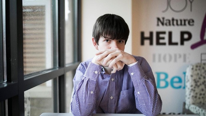 Danny Reagan, remaja yang diobati agar sembuh dari kecanduan internet. Foto: REUTERS/Maddie McGarvey Danny Reagan, remaja yang diobati agar sembuh dari kecanduan internet. Foto: REUTERS/Maddie McGarvey