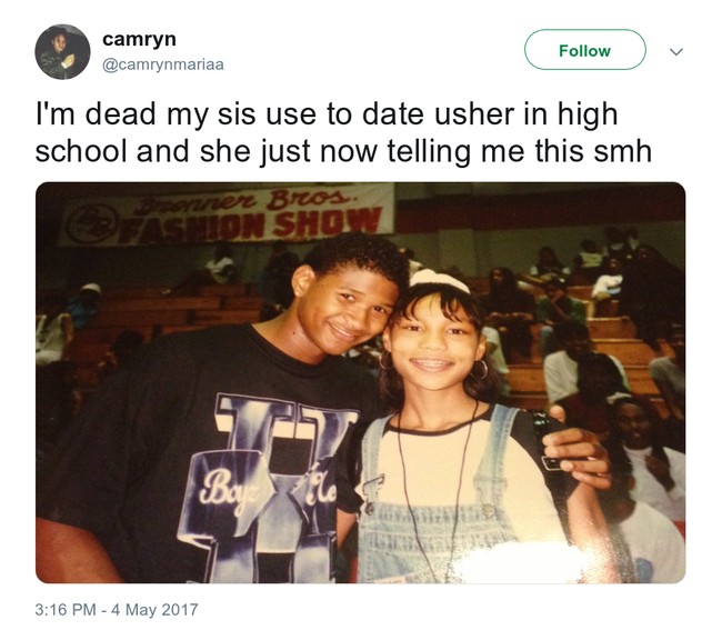 Bagaimana reaksi Anda jika mengetahui seorang saudara pernah pacaran dengan artis idola? Foto: Twitter