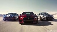 Kilas balik, Shelby GT500 pertama muncul pada tahun 1967. Mobil itu memiliki setengah tenaga dari model baru. Bahkan Super Snake tersebut baru-baru ini dijual pada lelang mobil klasik Mecum di Florida dengan harga $ 2,2 Juta atau sekitar Rp 300 miliaran. Pool/Ford.