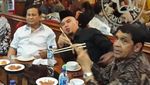 Momen Ahmad Dhani Ngopi Bareng Fadli Zon dan Makan Bubur Bersama Prabowo