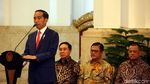 Jokowi Bertemu Pati TNI dan Polri di Istana