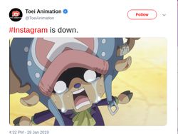 Instagram Down, Meme Bertebaran