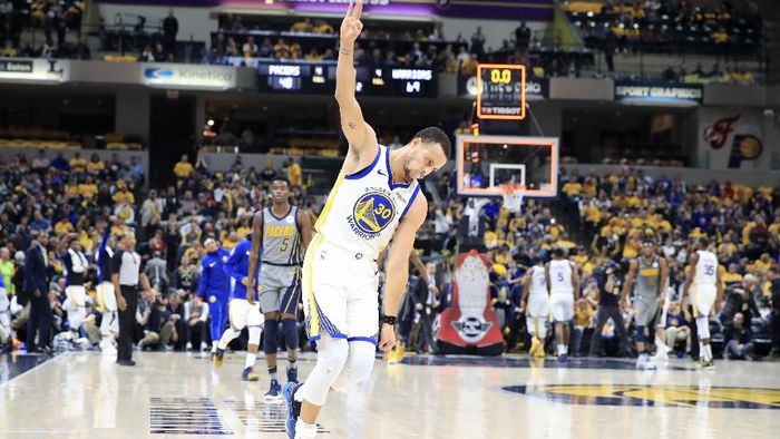 Golden State Warriors menang atas Indiana Pacers dan lanjutan tren kemenangan. (Foto: Andy Lyons/Getty Images) Golden State Warriors menang atas Indiana Pacers dan lanjutan tren kemenangan. (Foto: Andy Lyons/Getty Images)