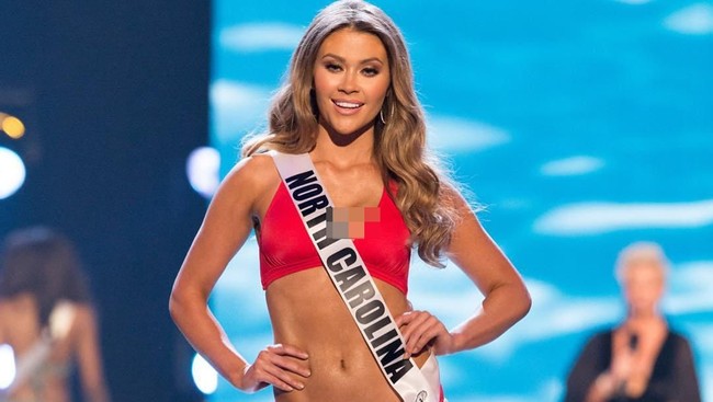 Inilah penampilan Caelynn di kontes Miss USA 2018. Meski tak menjadi pemenang utama yang lolos ke Miss Universe, namun pemilik tubuh 168 cm itu tetap merasa bersyukur. Ia bahkan tak menyangka bisa menyabet juara runner up pertama di Miss USA 2018. Foto: Instagram (@caelynnmillerkeyes)